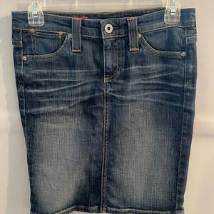 Adriano Goldshmied "The Pencil" Denim Skirt